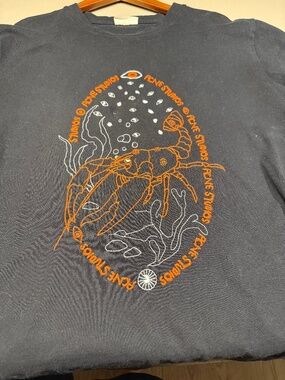 Acne Studios Lobster Graphic T-Shirt | Black | Medium